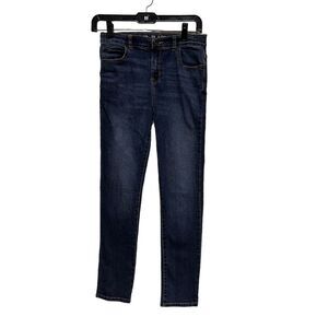 TCP Place Jeans Skinny Stretch Girls Size 12 Blue Denim‎ Pants Adjustable CCK-B